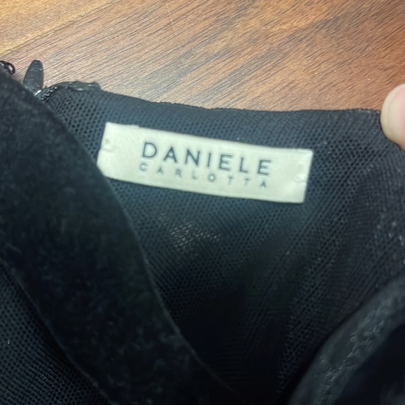 Danielle Carlotta size 38 sequined black dress - Picture 4 of 4